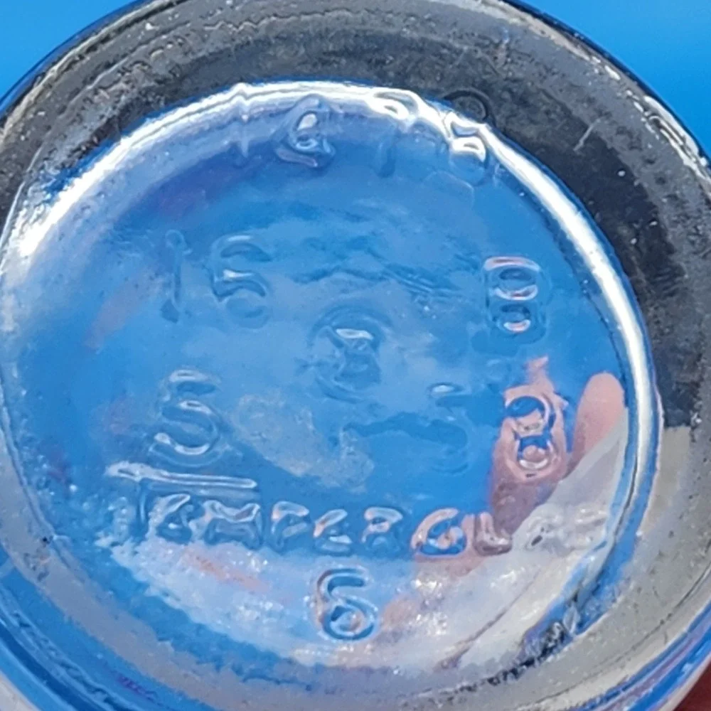 Vintage Sparkling Pepsi-Cola Glass Bottle 10 oz NY Temperglas Red & White Logo